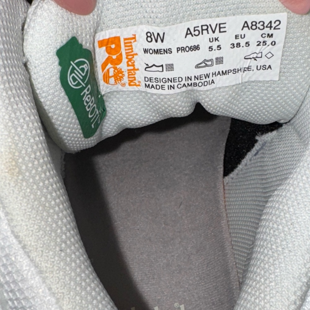 Woman's Shoes Timberland PRO Setra Mid Composite Safety Toe 8W Tan/Champagne - Picture 8 of 8